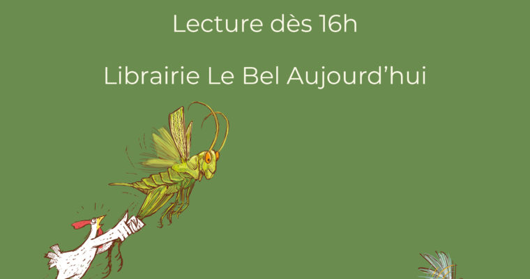 Lecture et dédicace, mercredi 19 novembre